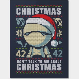 Ugly Sweater Marvin Paranoid Android - Hitchhiker's Guide to the Galaxy T-Shirt Posters and Art